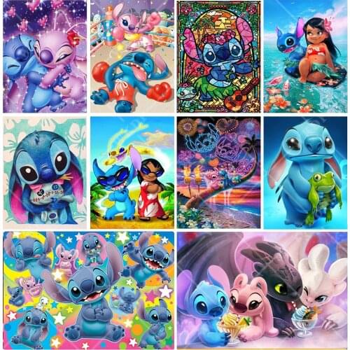 5D Diamond Painting Full Square Disney Cartoon Pattern Diamond Embroidery Cross Stitch Rhinestone Picture Home Decoration Gift