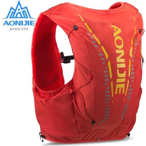 AONIJIE C962 Advanced Skin 12L Hydration Backpack Pack Bag Vest Soft Water Bladder Flask For Hiking Trail Running Marathon Race