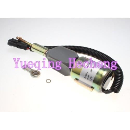 Free shipping 3931590 For R220 PC150LC-6K PC160LC-6K PW160-7 Excavator Flameout Shut Off Solenoid 24 Volt