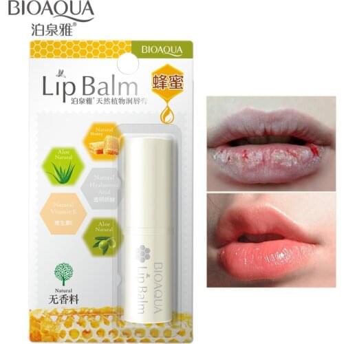 BIOAOUA Pure Natural Plant Smooth Lip Balm Moisturizing Labial Skin Care Lipstick Lipbalm Makeup Beauty Long Lasting Hidratante