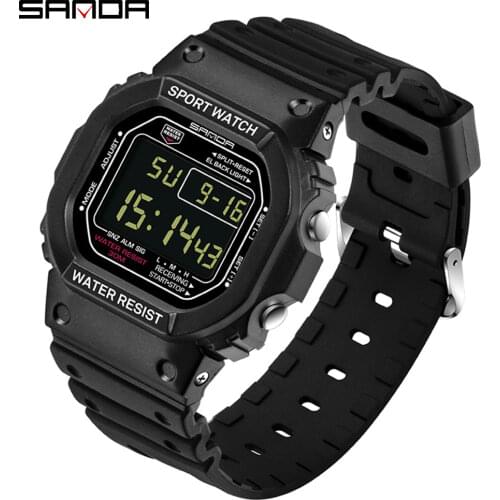JSANDA Luxury Sport Men Watches Outdoor Fitness Chrono Digital Electronic Clock Waterproof Military Wristwatch Relogio Masculin