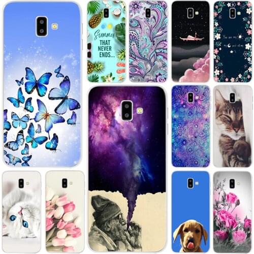 Phone Case FOR Samsung Galaxy J6 Plus J6Plus Fashion Cute Cover Coque FOR Samsung J6 Plus Case Galaxy J610 SM-J610F J610F Bumper