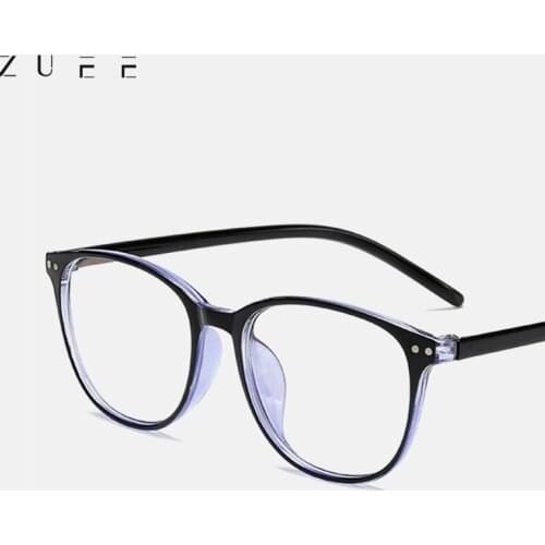 -1.0 1.5 2.0 to 6.0 Black Finished Myopia Glasses Men Women Transparent Eyeglasses Prescription Student Shortsighted Eyewear