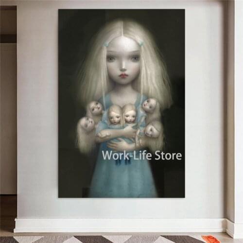 Childish Strange Dark World By Mark Ryden Art Canvas Poster Painting Wall Picture Print Kitchen Home Bedroom Decoration Artwork