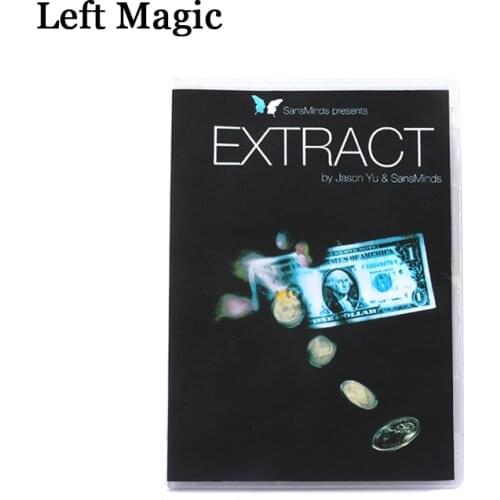 "Extract By Jason Yu And SansMinds (DVD And Gimmick) Magic Tricks Close-Up Card Magic Street Stage Magic Props Illusions Magic