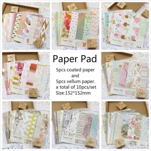 KSCRAFT 6inch Beautiful Flower Patterned Paper Pack for Scrapbooking DIY Projects/Photo Album/Card Making Crafts