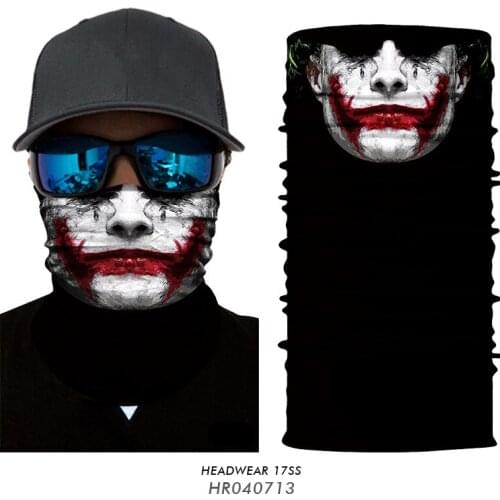Summer Protective Half Mask Joker Neck Gaiter Biker Buff Bandana Cycling Face Cover Hiking Camping Headband Tube Scarf Men Women