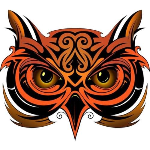 Hot Sell Creative Cartoon Owl Style Car Sticker Motorcycle Stickers Vinyl Decals Anti-UV PVC 11cm X 12.7cm