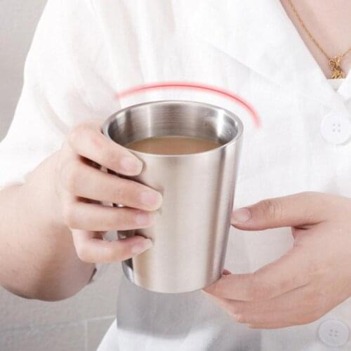 Metal Cold Beer Cup Bar Party Coffee Home Kitchen Tools Tumbler 175ml Drinkware Mugs Double Wall Stainless Steel Cups and Mugs