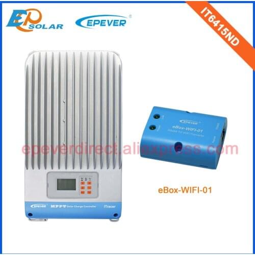 MPPT 48V Charger Battery Controller Solar Panels IT6415ND+wifi box EPEVER solar regulator Free Shipping to Korea/Japan 60A