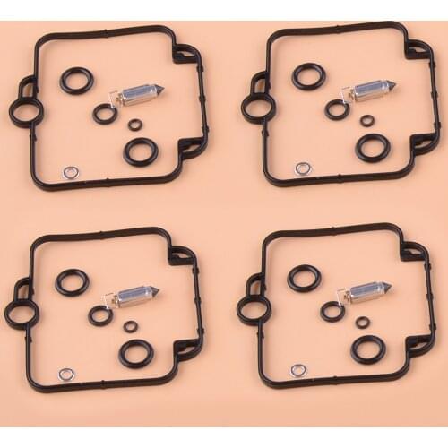 4 SETS Carburetor Repair Kit Float Needle Gasket fit for SUZUKI GSX600F GSX600FU2 GSX750F GSX600FU Katana 1990 1991 1992 - 1997