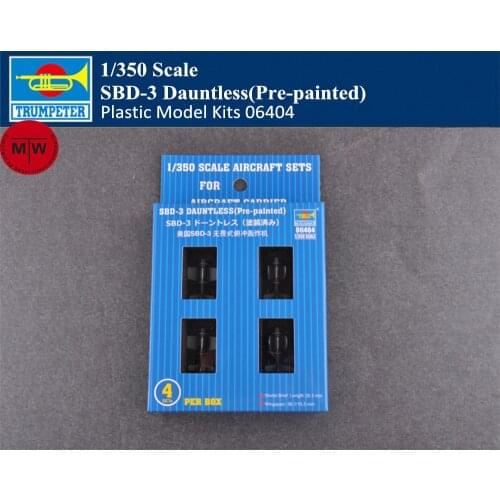 Trumpeter 06404 1/350 Scale SBD-3 Dauntless(Pre-painted) Plastic Aircraft Model Kits
