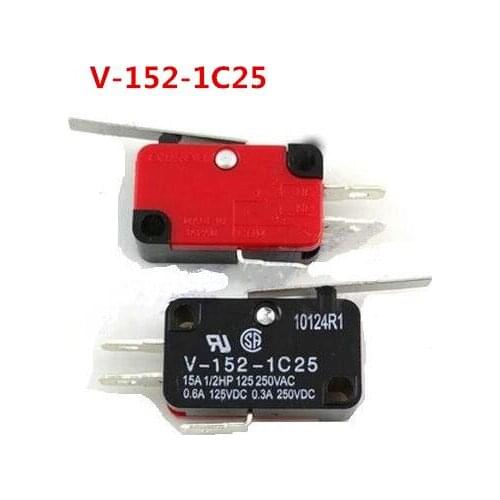 NEW and original switch V-152-1C25 V1521C25 Travel micro switch DIP3 10PCS/LOT