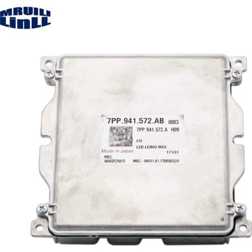 Original Used LED LEIMO MAX Headlight Driver Module Computer OEM 7PP941572AB 7PP941572A W003T25075 For AUDI A4 Q7