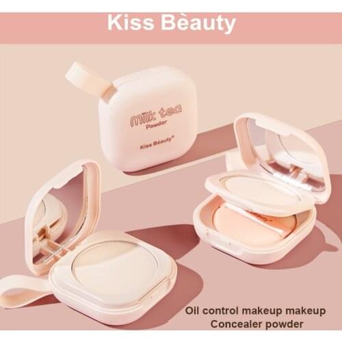 Loose Powder Oil Control Makeup Powder Brightening Concealer Light Breathable Non-floating Powder Natural Makeup TSLM