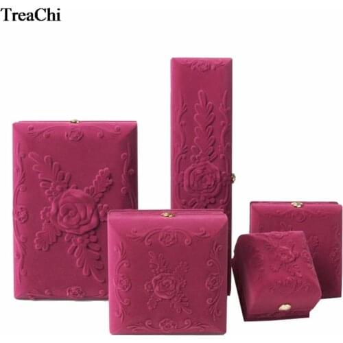 Rose Jewelry Box Jade Pendant Bracelet Ring Necklace Box Bracelet Jewelry Gift Box Earrings Jewelry Box Gift Box Packaging