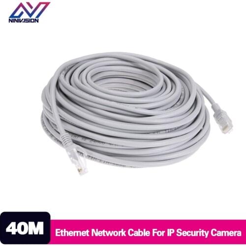 40M 131ft Cat5 Ethernet Network Cable RJ45 Patch Outdoor Waterproof LAN Cable Wires For CCTV POE IP Camera System