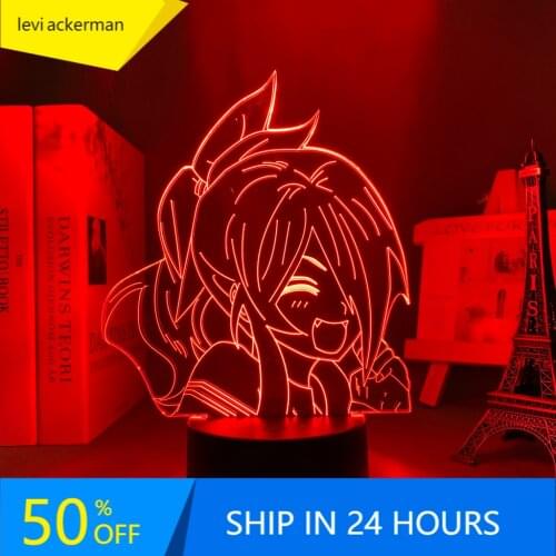 Anime Food Wars Led Light for Bedroom Decor Night Light Kids Children Birthday Gift Manga Shokugeki No Soma 3d Lamp Bedside