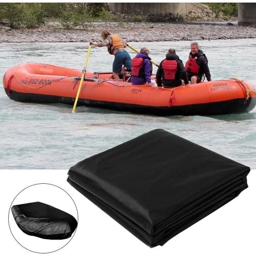 Waterproof UV Sun Dust Protection Inflatable Boat Dinghy Cover Tender Storage Suits 2 Sizes Kayak Rubber Boat Cover