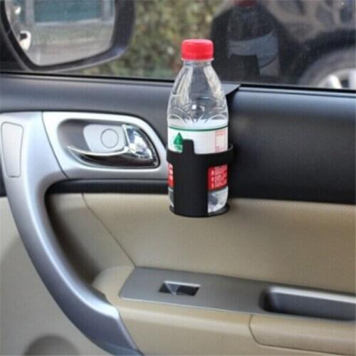 1pcs Black Auto Car Cup Can Drink Bottle Holders Container Hook For Truck Interior, Window Dash Mount