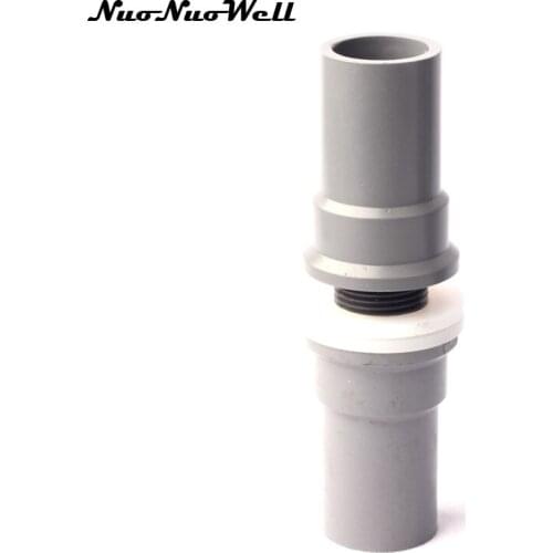 1pcs NuoNuoWell Plastic PVC 3/4" 25mm Waterproof Hose Pipe Straight Connector for Aquarium Fish Tank Joint Water Tank Pipe Parts