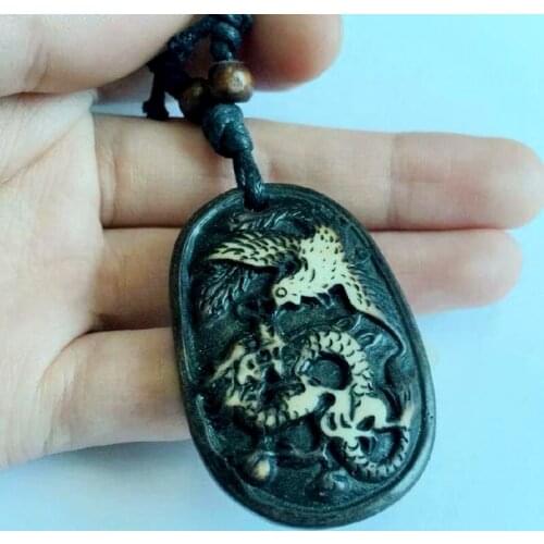 12 pcs Accessories Carved Dragon and Phoenix Cool boy men Necklace Gifts