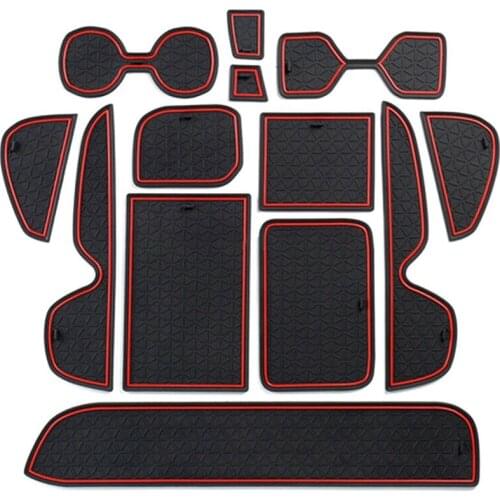 Car Gate Slot Pad for Toyota RAV4 2019 2020 Non-Slip Cup Mats Anti Slip 12Pcs
