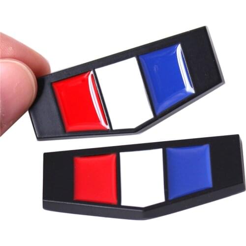 2x Black Flag Car Door Sider Fender Emblem Body Badge Sticker for Chevrolet Camaro SS RS