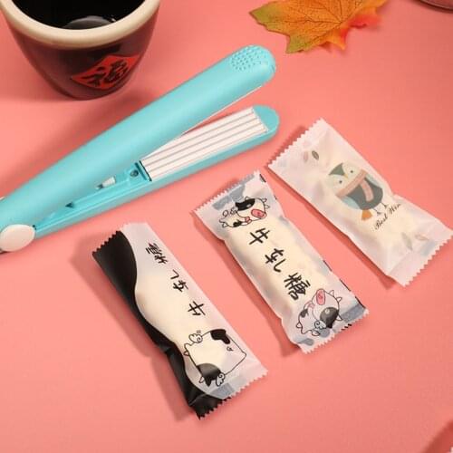 200pcs/lot Candy Gift Packaging Plastic Bag Cartoon Peanut Sugar Wrappers Decor Birthday Party Festival Snack Food Sealing Pack