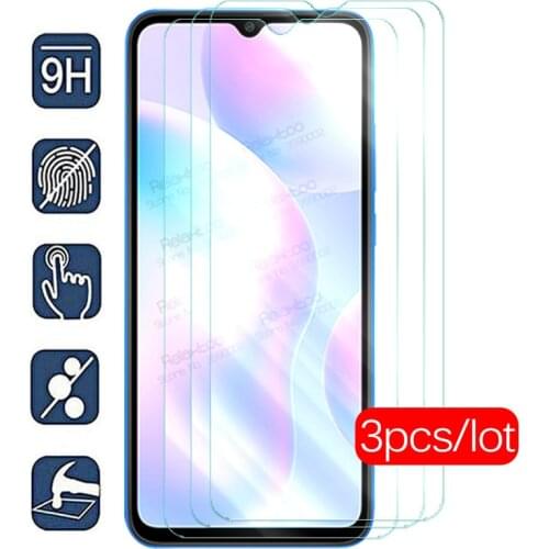 3pcs protective Glass For xiaomi redmi 9a Glass screen protector on xiomi redmy readmi 9 a 6.53" tremp safty armor phone film 9h