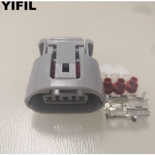 5/10/20/50/100pcs/lot 3 Pin/Way Oval Style Alternator Plug Connector For Suzuki Toyota 1JZ 2JZ 1UZ 7M Chaser Soarer Cressida