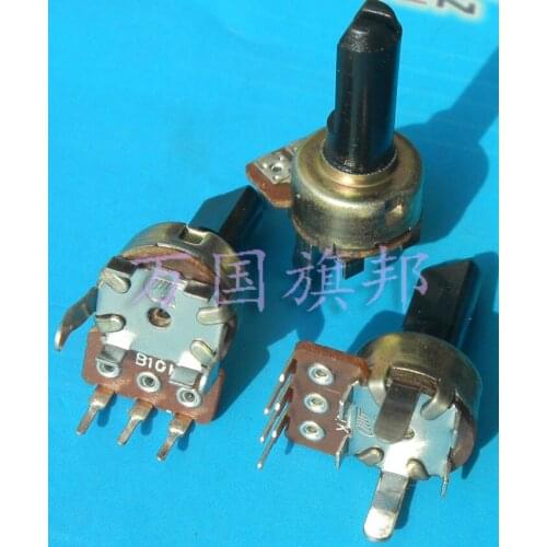 Free Delivery. 121 single union vertical B103 potentiometer half shaft handle B10K 15 mm long