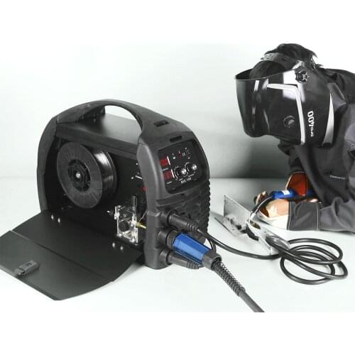 Free Shipping to Europe 220V IGBT Inverter 3 in 1 CO2 MAG MMA MIG Welders No gas MIG Welding Machine