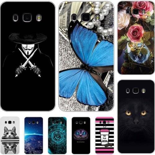 Phone Case For Samsung Galaxy J5 2017 J530 j5 Pro J5 2016 j510 J 5 J500 J500F Relief Cartoon Case Animal Cat Cover Coque Funda