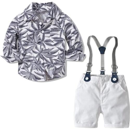 Childrens suit summer boys beach short sleeve 2 Piece Set