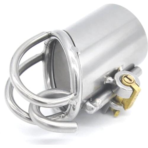 Happygo,Stainless Steel PA Puncture Chastity Device,only for PA800 Cock Cage,Penis Lock,Cock Ring,Chastity Belt,Adult Game,A215