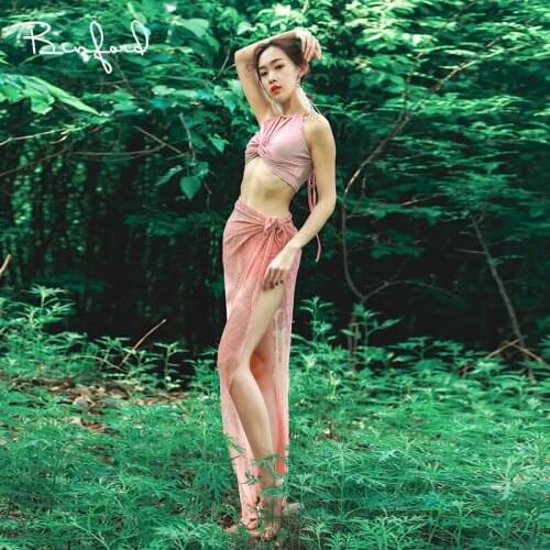 Belly dance wear belly dance performance suit training practice hip scarf 2 pcs skirt set chiffon long dress large size 157