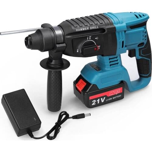 Multifunctional Rechargeable Impact Electric Hammer Drill Rotary Hammer Brushless Cordless Hammer Electric Drill