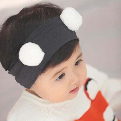 New Cute baby head accessories, baby hair ball headbands, childrens hair accessories, female baby headwear