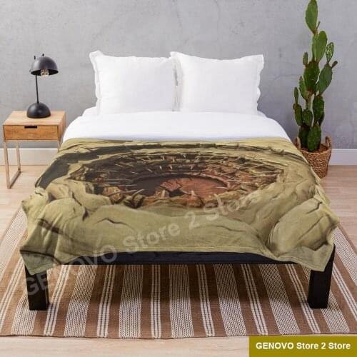 The Sarlacc Pit Throw Blanket Plush Throw for Beds Sofa Soft Warm Sherpa Fleece Blankets For Child Boy Girl Kid Adults Gift