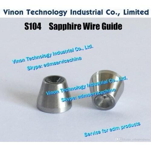 Ø0.255mm edm Wire Guide (Sapphire) S104 3080222, Upper Dies B (Sapphire) 0205406 for AQ,A,EPOC edm machine EDM Sapphire Guide