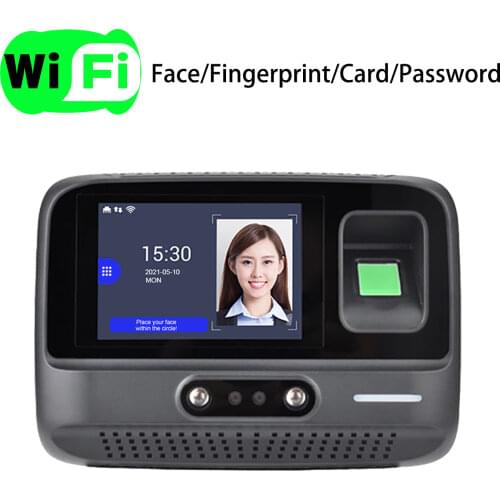 Wifi Face Fingerprint and Rfid Card Employee Time Attendance Recording Device