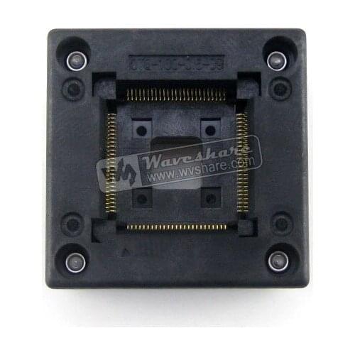 OTQ-100-0.5-09 Enplas IC Test & Burn-in Socket for QFP100/TQFP100/FQFP100/PQFP100 package 0.5 mm Pitch