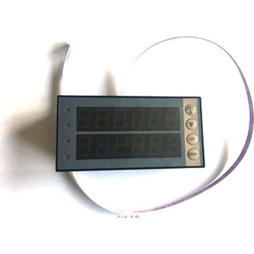 PLC with display input parameter display board function is equivalent to text touch screen without programming D110.D114 value