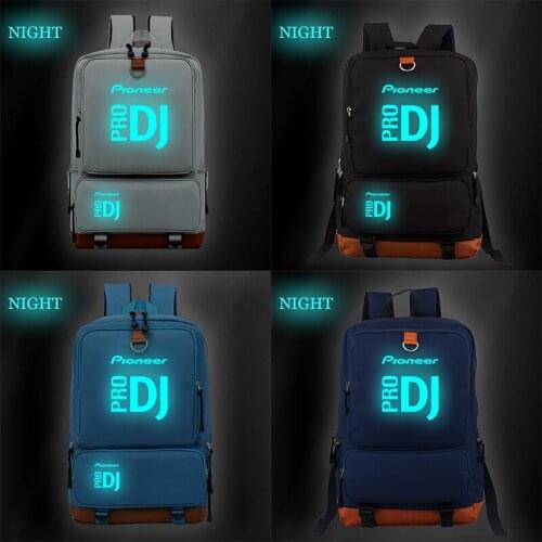 Casual Pioneer Pro Dj Luminous Backpack Teens Boys Girls Men Women Large Capacity Backpacks School Bag Teens Daily Backpack