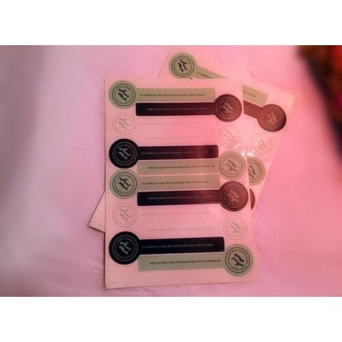 180pcs "Hand made" Self-adhesive Stickers, Long label sticker DIY Hand Made Gift /Cake Paper Sticker