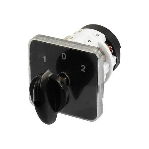 Self Lock 8 Terminals On-Off Combination Changeover Switch AC 440V 20A