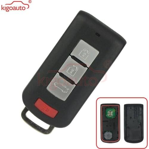 Kigoauto Smart key 3button with panic 434mhz ID46 7952 OUC644M-KEY-N for 2008-2017 Mitsubishi Lancer 8637A228