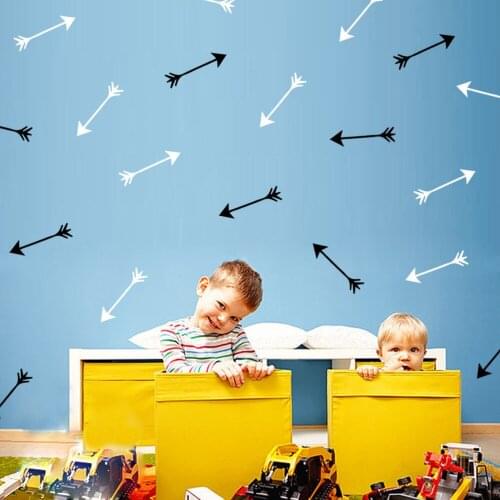 Nursery Babyroom Arrow Wall Sticker Kids Room Decoration Wall Stickers Home Decor Living Room Home Decor Removable Wall Decals