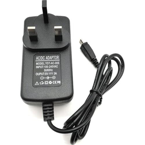 5V 3A Micro USB UK Plug Charger for Tablet Onda V972 V973 V975m V975s V975 V891W X98 Air 3G Power Supply Adapter